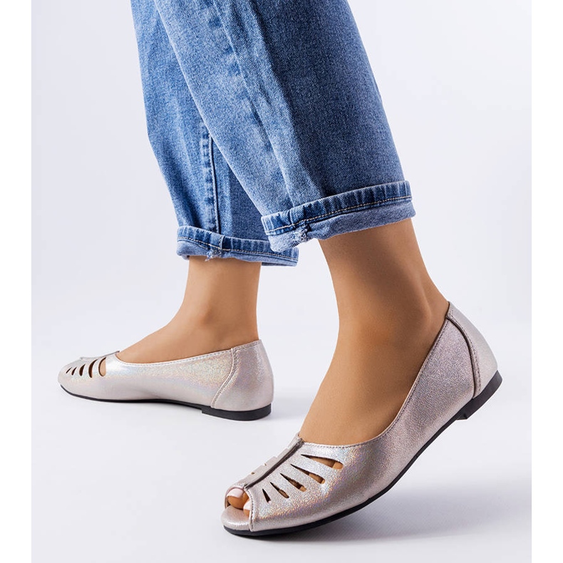 Balerini decupați argintiu metalic de la Fongemie 1