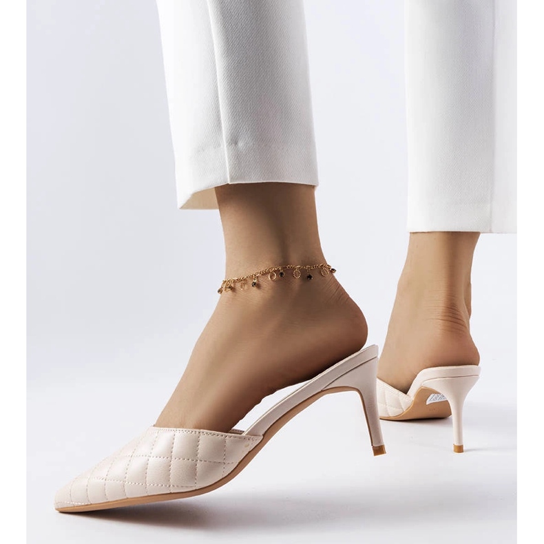 Flip-flops matlasați bej de la Lambert 1