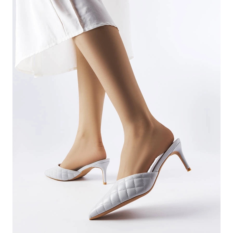 Șlapi matlasați gri de la Lambert 1