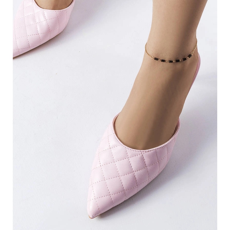 Flip-flops matlasați roz de la Lambert 1