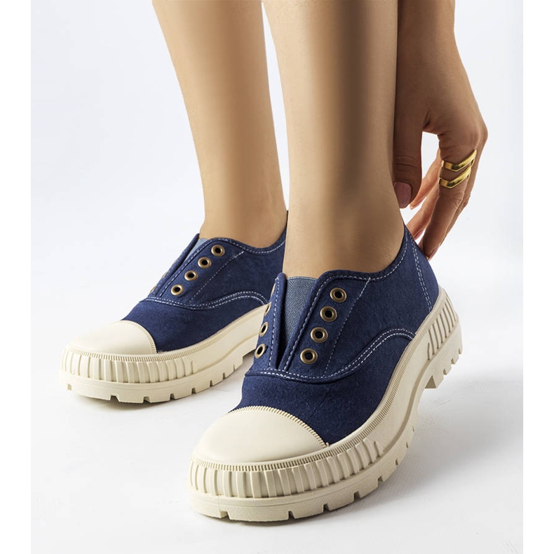 Tenisi bleumarin de la Walton albastru 1