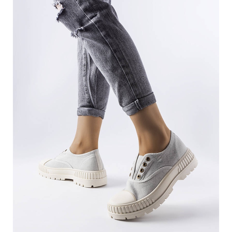 Adidasi Walton gri elastici 1