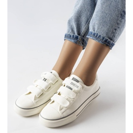 Tenisi albi cu Velcro Big Star LL274A203 1