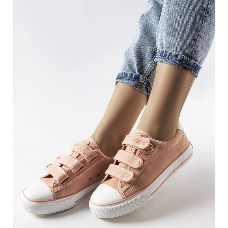 Tenisi roz cu velcro Big Star LL274A200 1