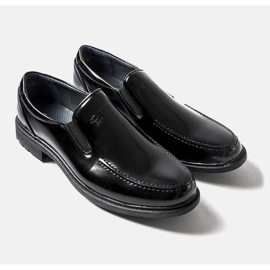 Brogues Shoffner pentru bărbați de culoare neagră negru 1