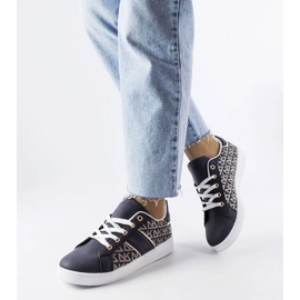 Inna Tenisi bleumarin decorati cu monograma Bolduc albastru 1