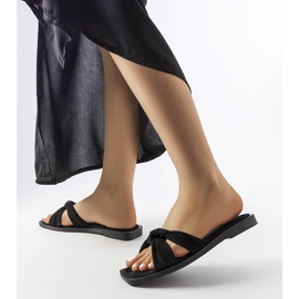 Inna Papuci negri Pride din piele de căprioară ecologică negru 2 Inna Papuci negri Pride din piele de căprioară ecologică negru 2