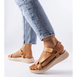 Sandale sport bej de la Heron 1