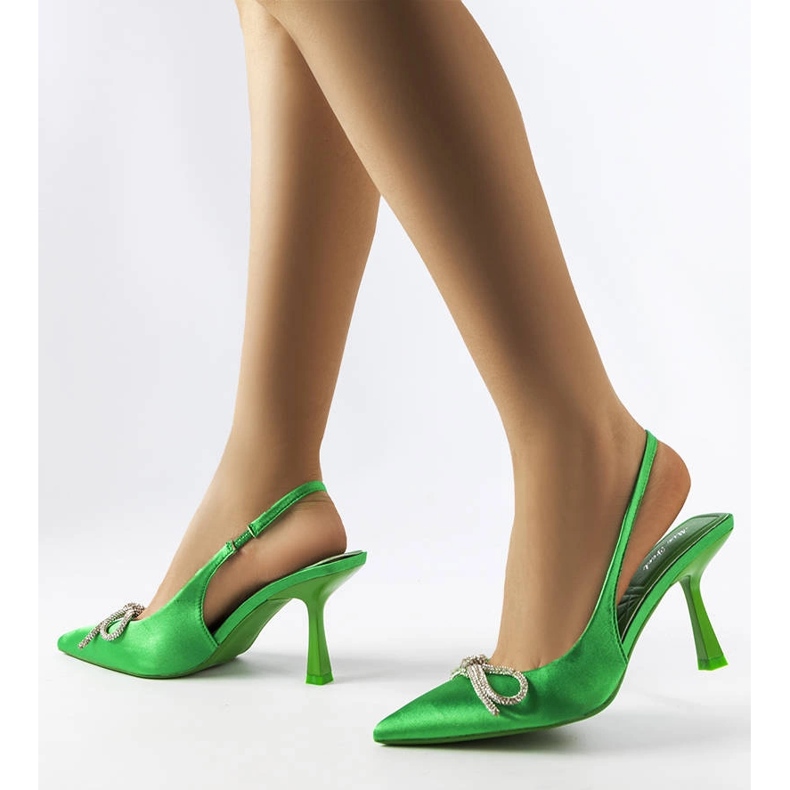 Tocuri verzi cu fundă Wildrose verde 2