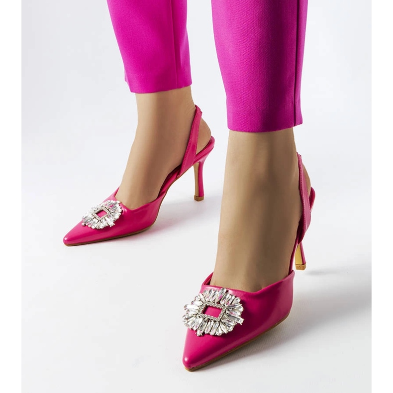 Pompe din zirconiu cubic roz Moïse 1