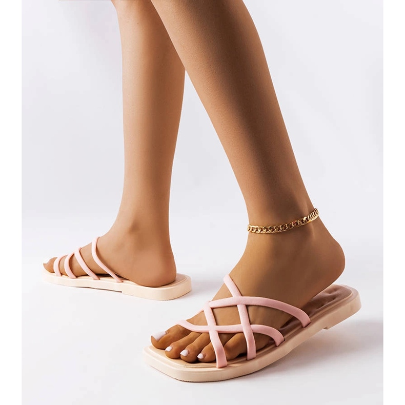 Tobogane de cauciuc roz Pearlman 1