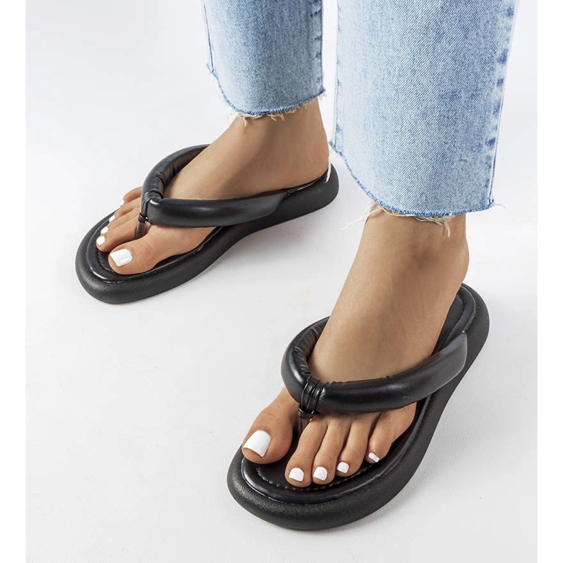 Flip-flops negri Smithfield negru 1