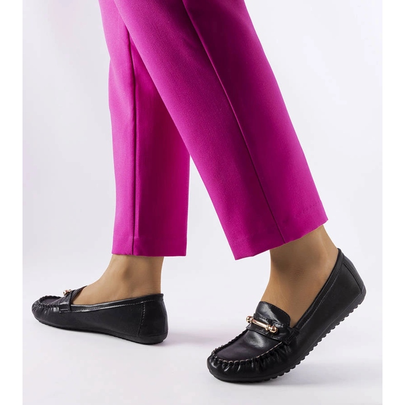 Mocasini negri cu finisaj mat de la Sorel negru 1