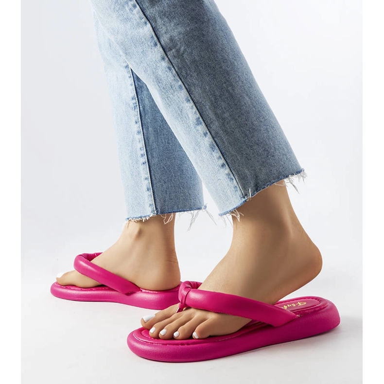 Sandale cu platformă Y223-2 Fucsia roz 2