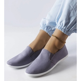 Inna Tenisi gri din stofă de la Quincy 1