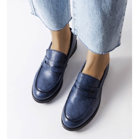 Mocasini Deich albastri albastru 2
