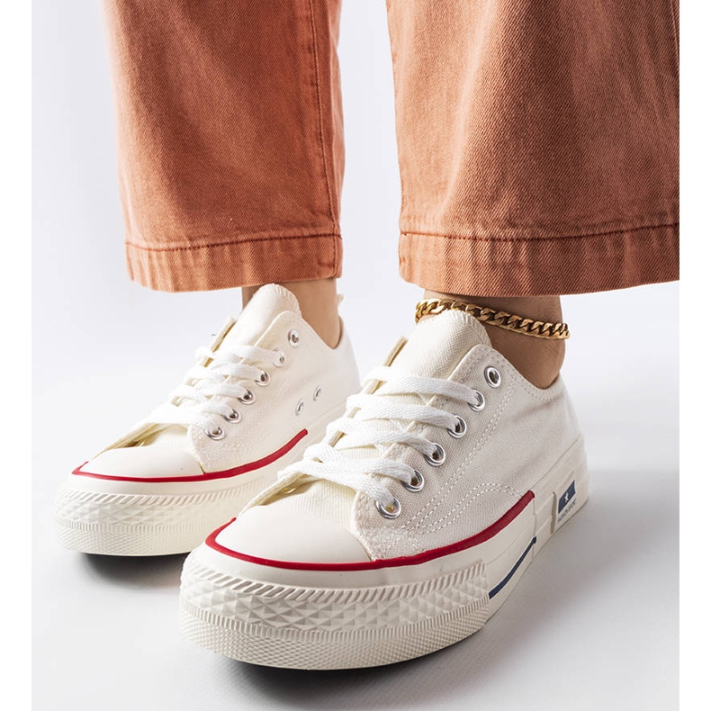 Adidasi Roslyn albi 1