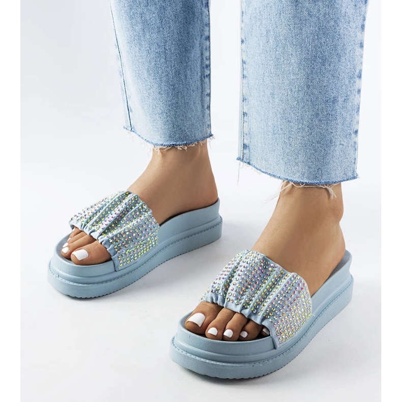 Glisoare albastre cu zirconiu cubic de la Franet albastru 1