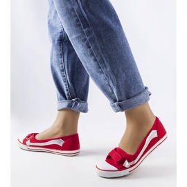 Tenisi roșii din material textil de la Winifred roșu 1