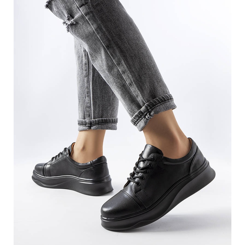 Pantofi negri LS5379 negru 1 Pantofi negri LS5379 negru 1