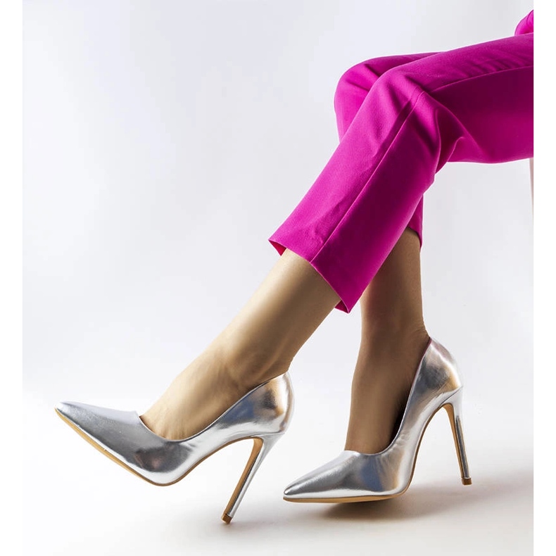 Tocuri Cabell argintiu metalic 1