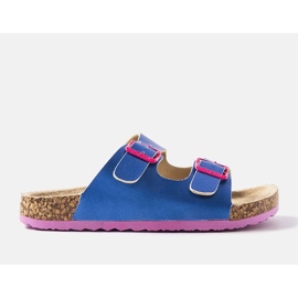Șlapi albaștri Lee Cooper LCW-22-35-1187L albastru 1