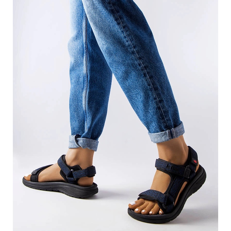 Sandale cu velcro Lee Cooper LCW-23-34-1685L albastru 2 Sandale cu velcro Lee Cooper LCW-23-34-1685L albastru 2