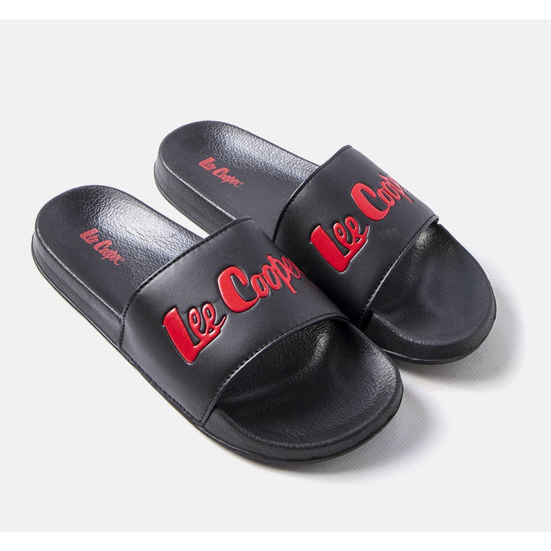 Lee Cooper LCW-23-42-1730M papuci de cauciuc negru 1
