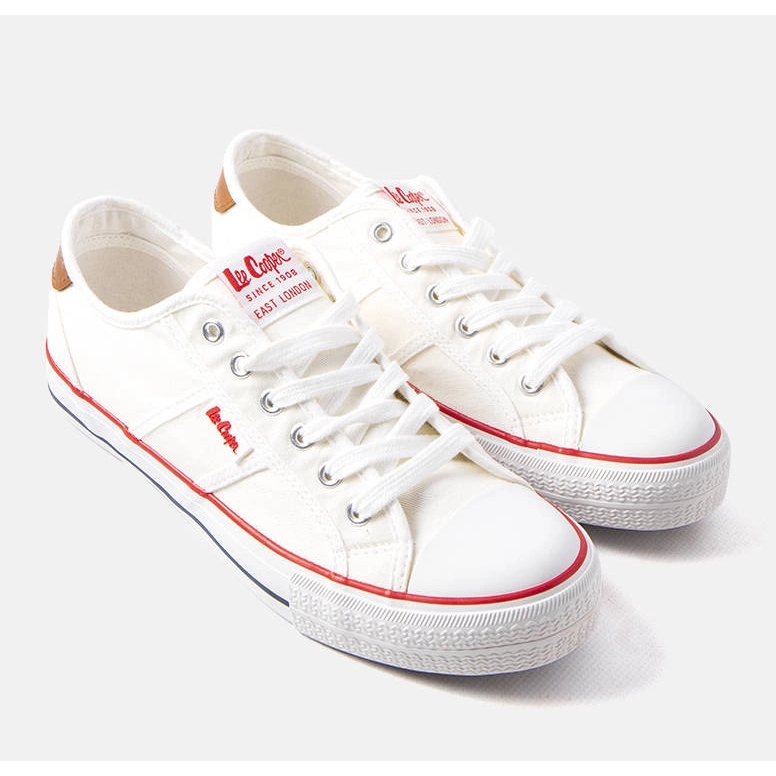 Tenisi albi Lee Cooper LCW-22-31-0863M pentru bărbați 1