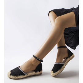 Espadrile negre Licia negru 1