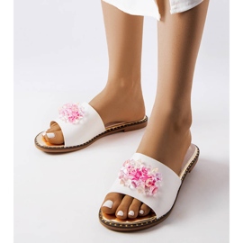 Inna Papuci albi cu cristale Lowa 1