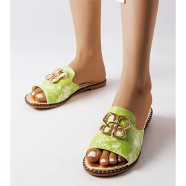 Tobogane verde Lea cu cataramă 1 Tobogane verde Lea cu cataramă 1