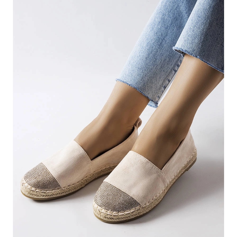 Mocasini espadrile bej de la Magali 1