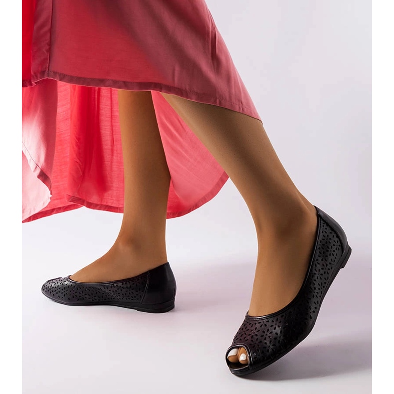 Balerini negri ajurati de la Lafond negru 1