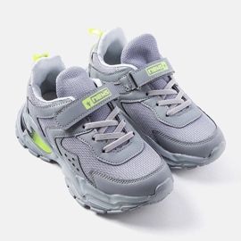 Adidași gri pentru copii de la Ansel 1