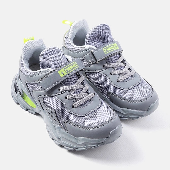 Adidași gri pentru copii de la Ansel 1