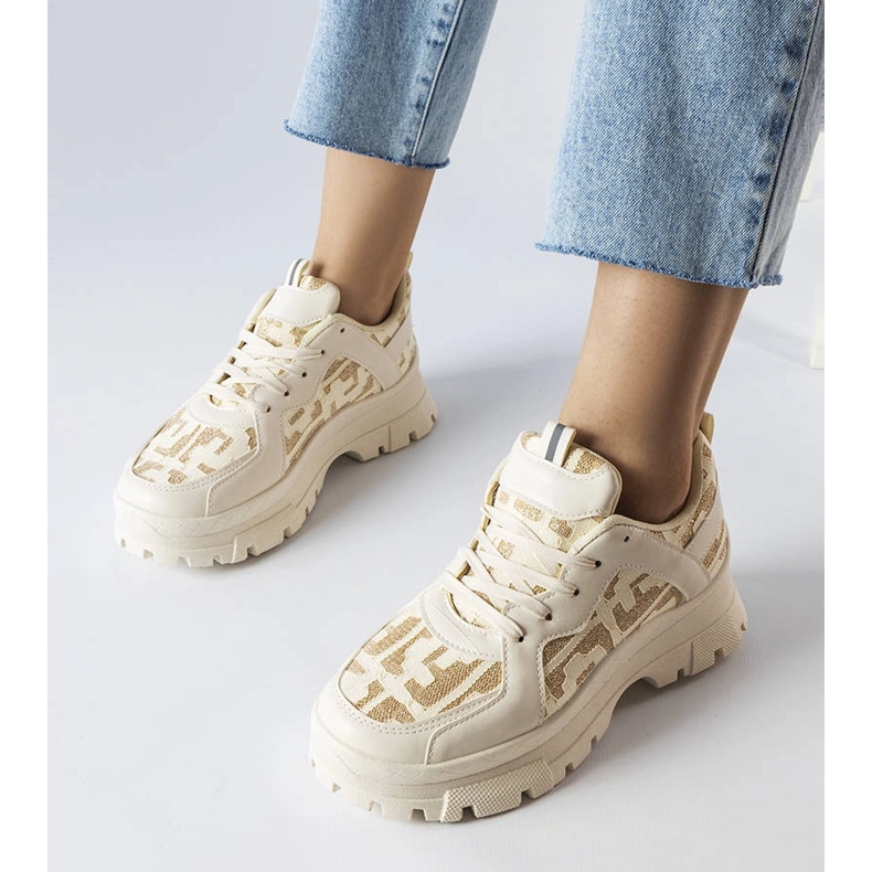 Tenisi groși bej de la Brunswick 1