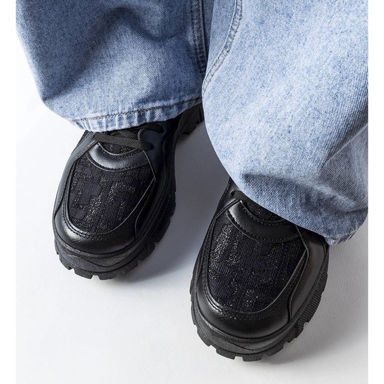 Tenisi groși negri de la Brunswick negru 1