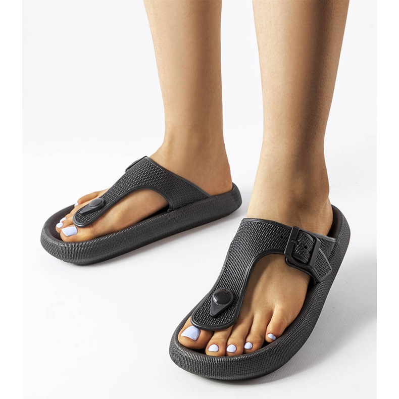 Flip-flops negri de la Moretti negru 1