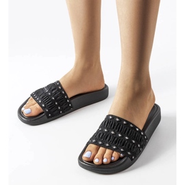 Clase negre decorate cu volane de la Ernest negru 1