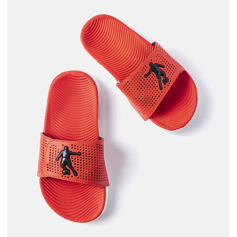 Papuci de cauciuc roșu și alb din Atena roşu 1