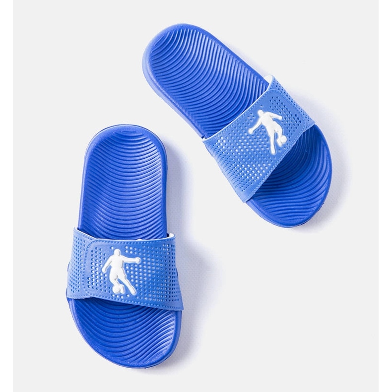 Papuci de cauciuc albastru din Atena 1