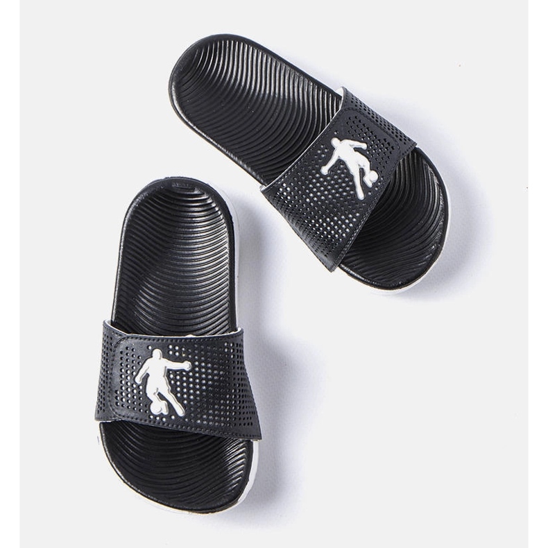 Papuci de cauciuc alb-negru din Atena 1