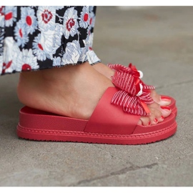 Glisoare roșii cu fundă de la Dido roșu 1 Glisoare roșii cu fundă de la Dido roșu 1