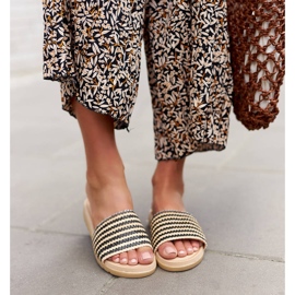 Sandale Capovalle țesute negre negru 2