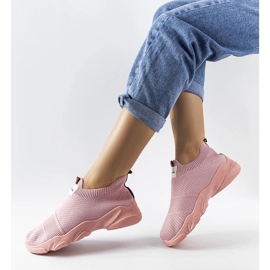 Tenisi slip-on roz de la Greco 1