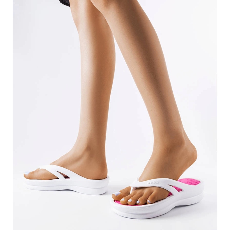 Flip-flops Isla alb deschis 2