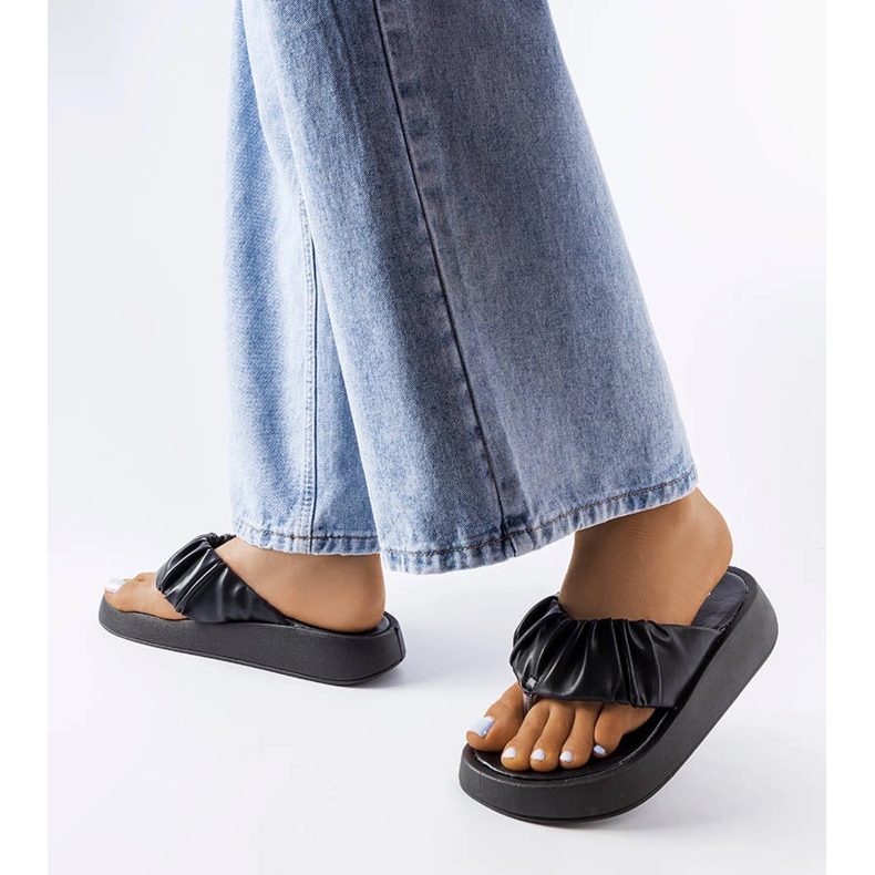 Flops negri cu adunare negru 2