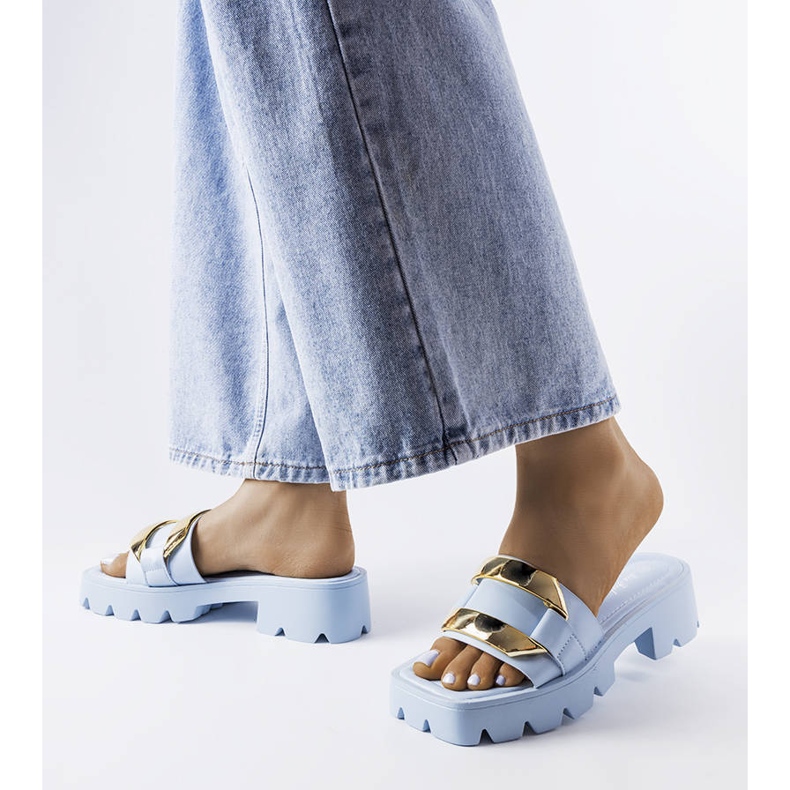 Glisoare albastre cu talpă groasă de la Provinc albastru 2