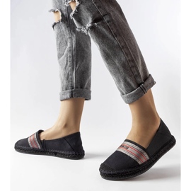 Espadrile negre Big Star LL274894 negru 1